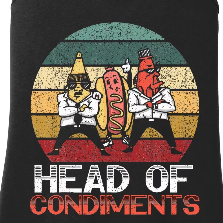 Head Of Condiments Food Lover Mustard Mayonnaise Ladies Essential Tank