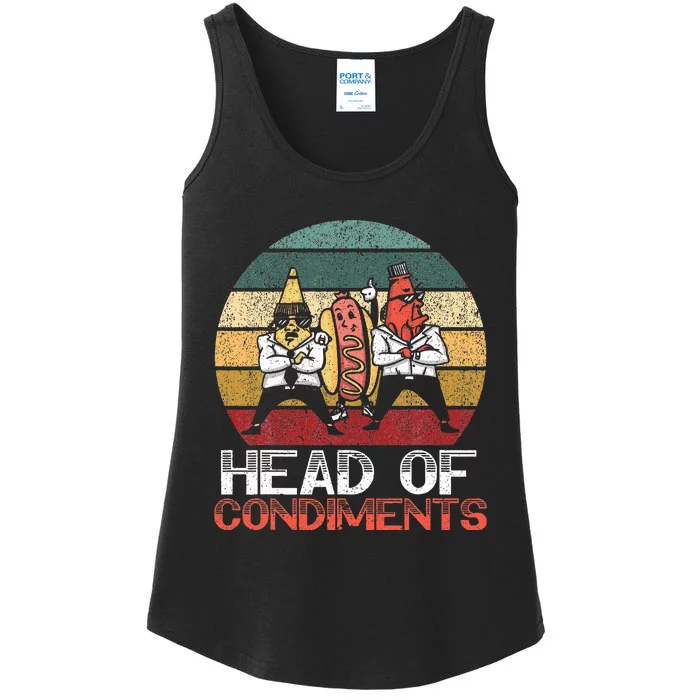 Head Of Condiments Food Lover Mustard Mayonnaise Ladies Essential Tank