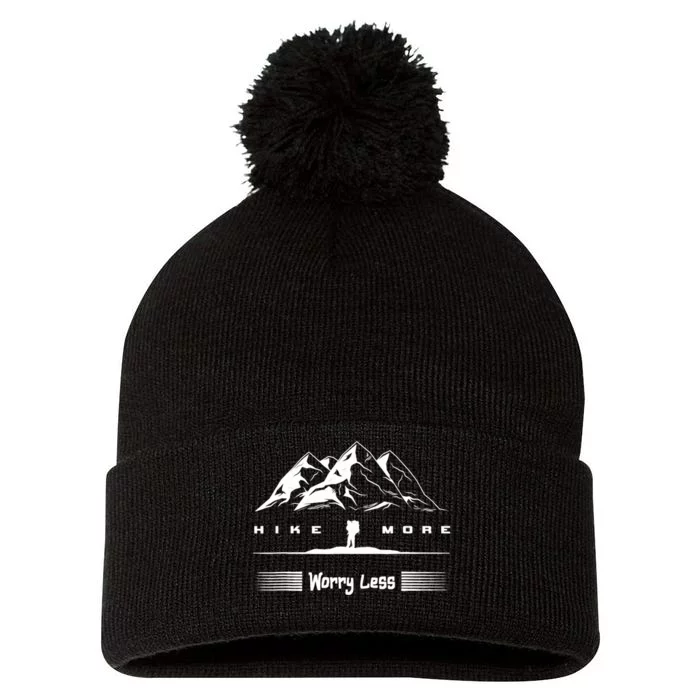 Hiking Outdoor Camping Backpacking Hiking Pom Pom 12in Knit Beanie