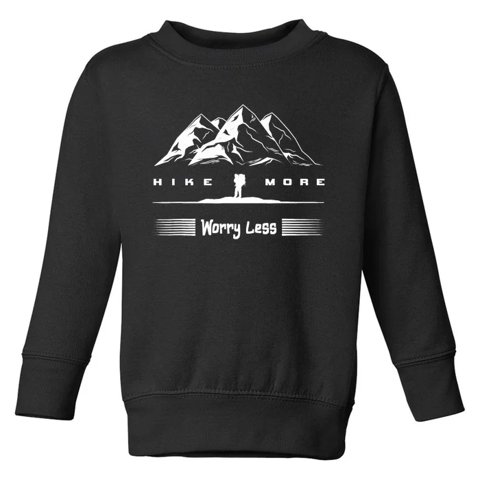 Hiking Outdoor Camping Backpacking Hiking Toddler Sweatshirt