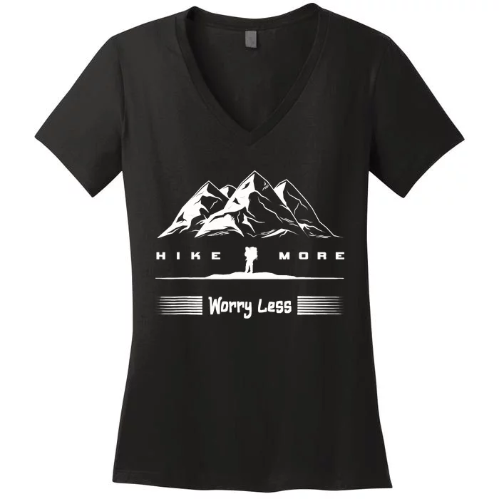 Hiking Outdoor Camping Backpacking Hiking Women's V-Neck T-Shirt