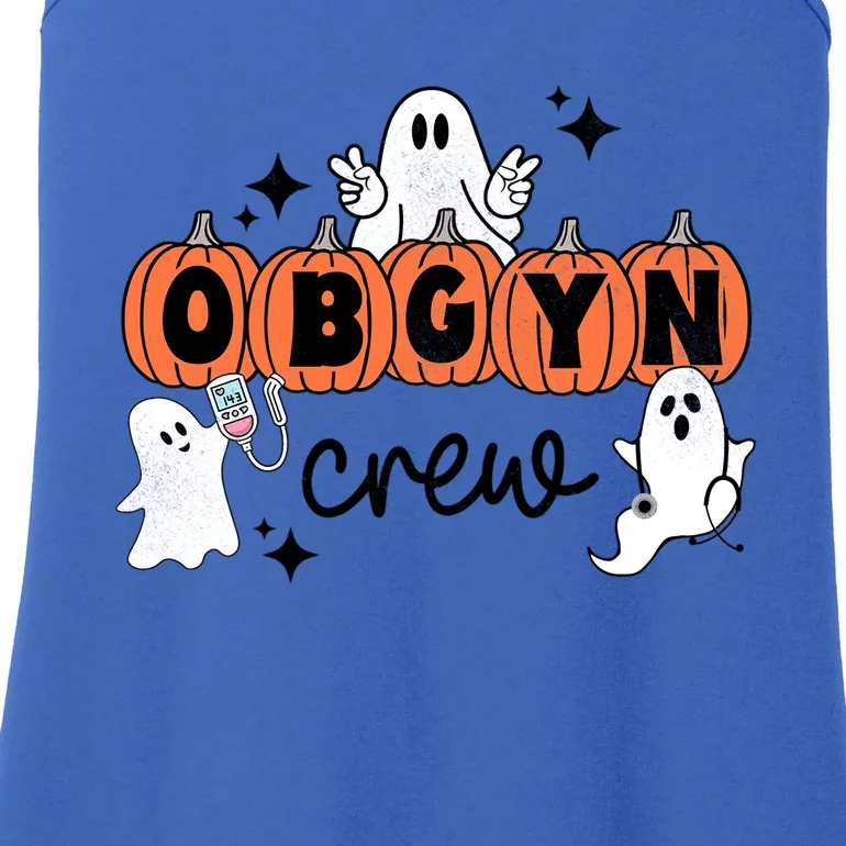 Halloween Obgyn Crew Squad One Spooky Obgyn Obstetrics Nurse Gift Ladies Essential Tank