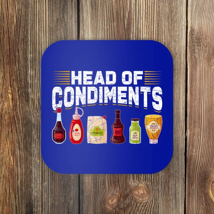 Head Of Condits Barbecue Funny Gift Coaster