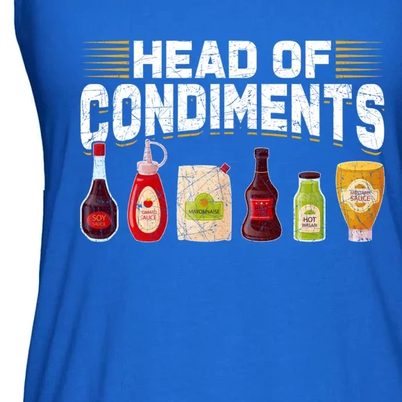 Head Of Condits Barbecue Funny Gift Ladies Essential Flowy Tank