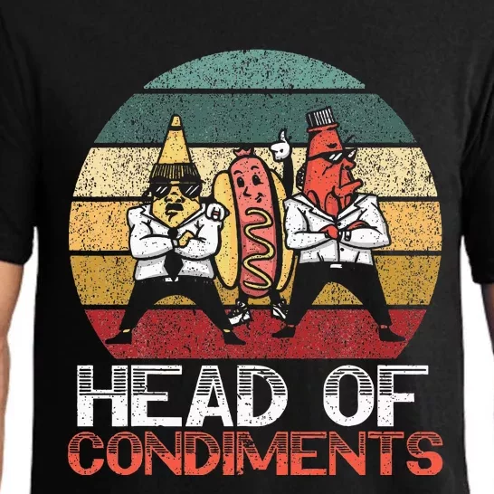 Head Of Condiments Food Lover Mustard Mayonnaise Pajama Set