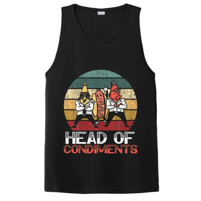 Head Of Condiments Food Lover Mustard Mayonnaise Performance Tank