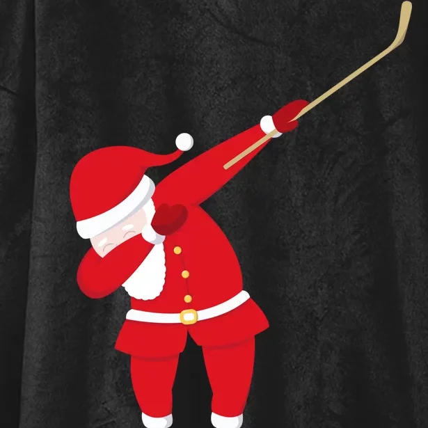 Hockey Dabbing Santa Hooded Wearable Blanket