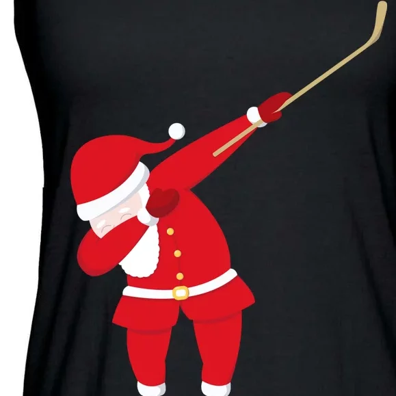 Hockey Dabbing Santa Ladies Essential Flowy Tank