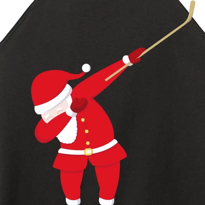 Hockey Dabbing Santa Women’s Perfect Tri Rocker Tank