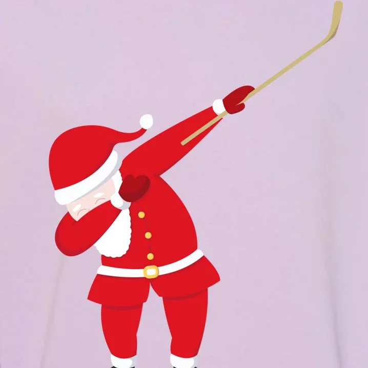 Hockey Dabbing Santa Garment-Dyed Sweatshirt