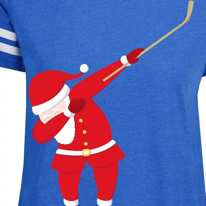 Hockey Dabbing Santa Enza Ladies Jersey Football T-Shirt