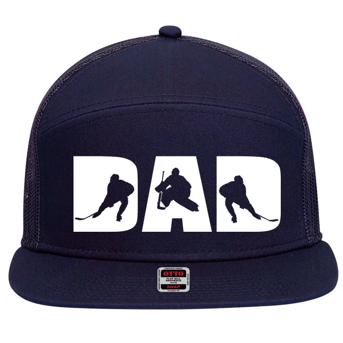 Hockey Dad 7 Panel Mesh Trucker Snapback Hat