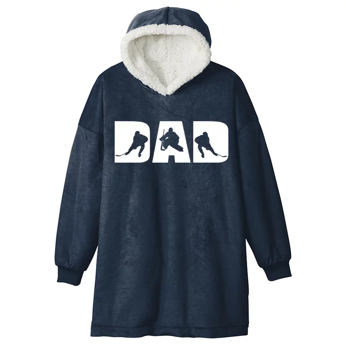 Hockey Dad Hooded Wearable Blanket