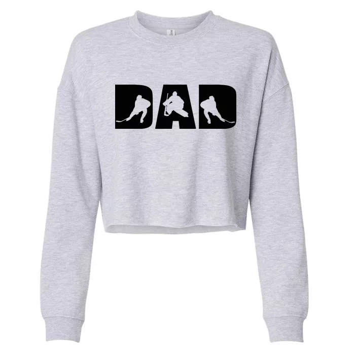 Hockey Dad Cropped Pullover Crew