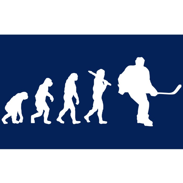 Hockey Evolution Timeline Bumper Sticker