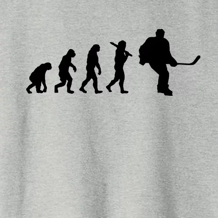 Hockey Evolution Timeline Women's Crop Top Tee