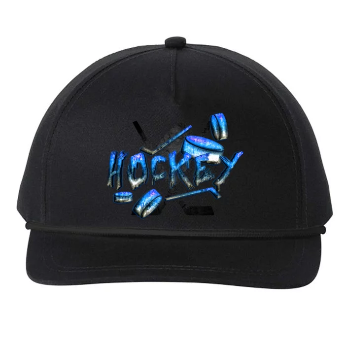 Hockey Stone Logo Snapback Five-Panel Rope Hat