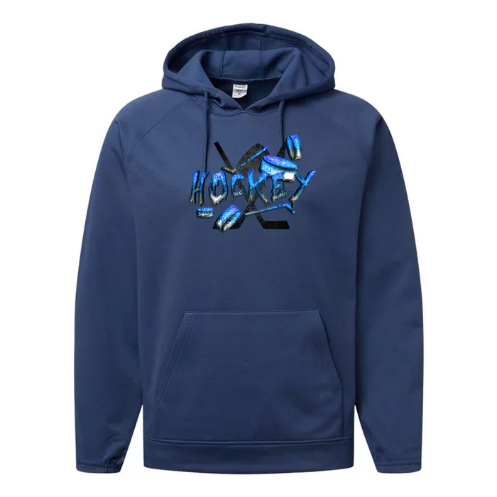 Hockey Stone Logo Performance Fleece Hoodie