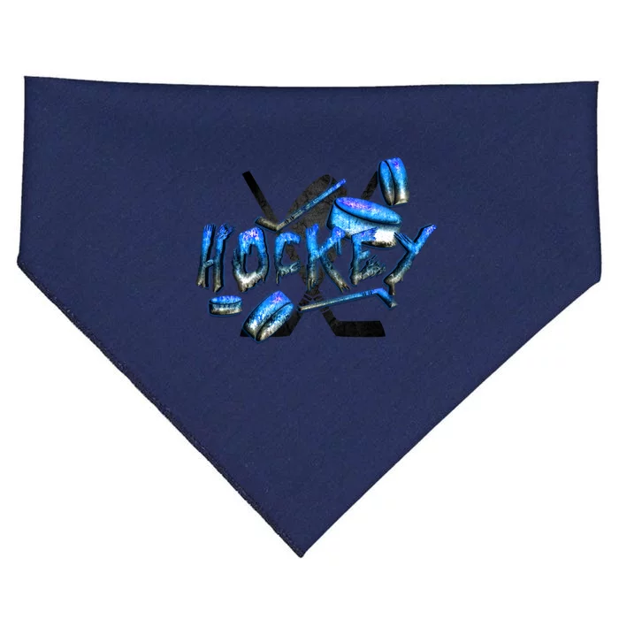 Hockey Stone Logo USA-Made Doggie Bandana