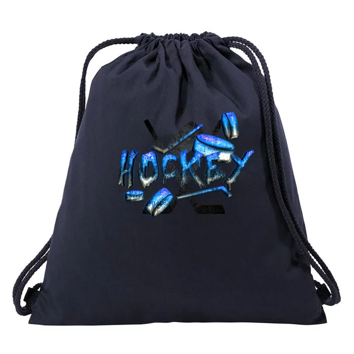 Hockey Stone Logo Drawstring Bag