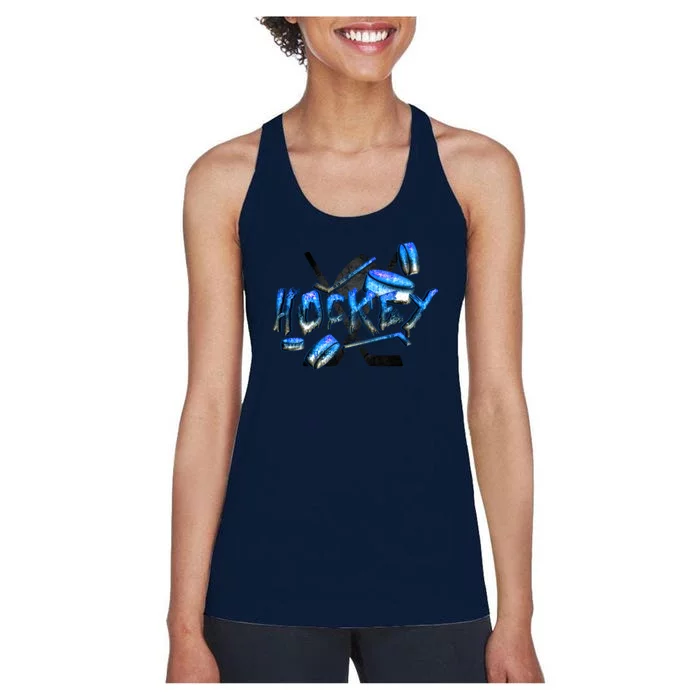 Hockey Stone Logo Women's Racerback Tank