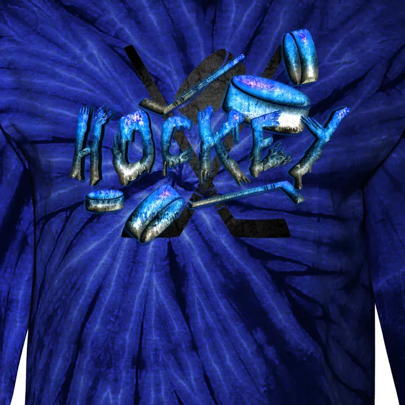 Hockey Stone Logo Tie-Dye Long Sleeve Shirt