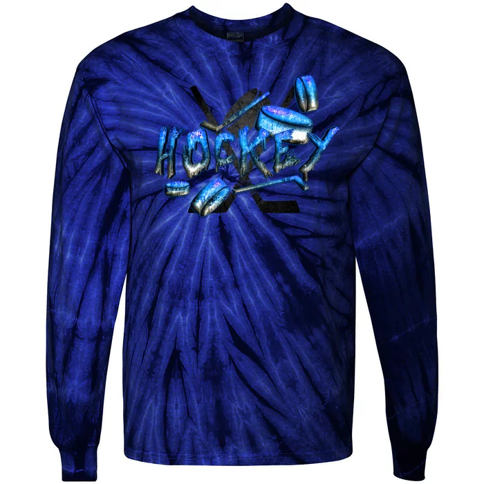 Hockey Stone Logo Tie-Dye Long Sleeve Shirt