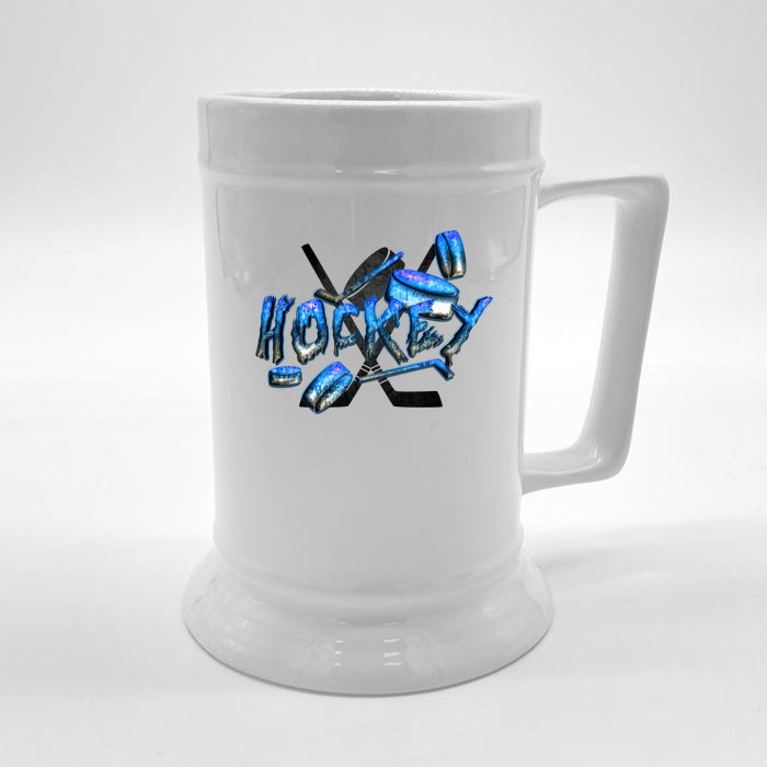 Hockey Stone Logo Front & Back Beer Stein