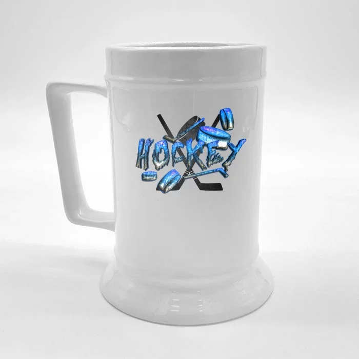 Hockey Stone Logo Front & Back Beer Stein