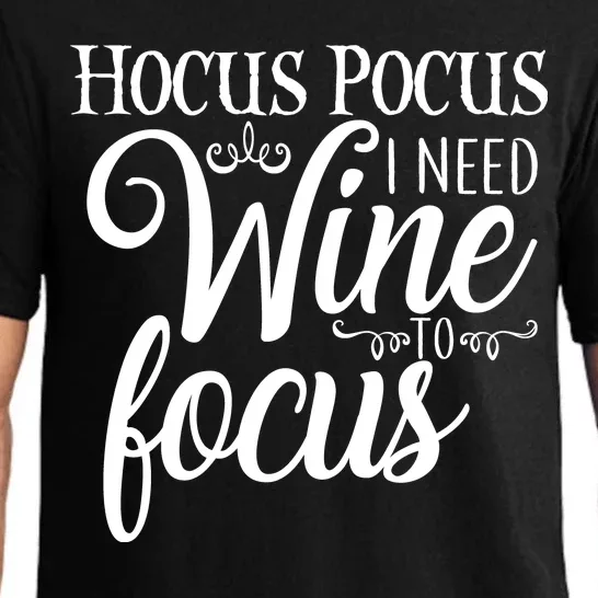 Hocus Pocus I Need Wine To Focus Pajama Set