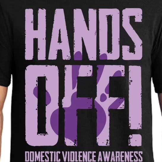 Hands Off Domestic Violence Awareness Pajama Set