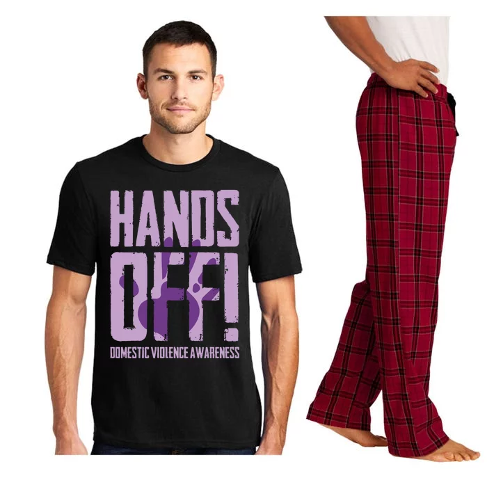 Hands Off Domestic Violence Awareness Pajama Set