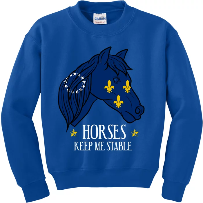 Horse Owner Derby Race Lover Gift I Louisville Kentucky Gift Kids Sweatshirt