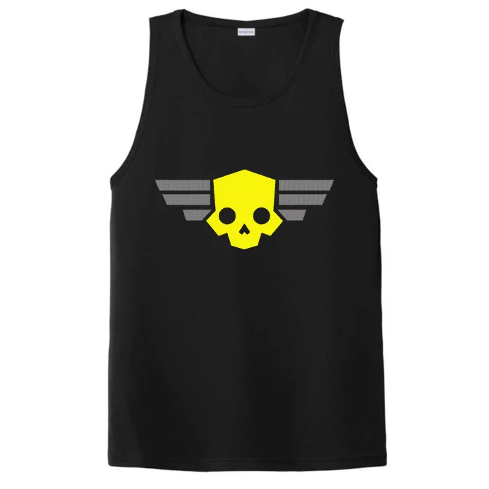 Hell Of Divers Helldiving Skull Gaming Dive Lovers Performance Tank