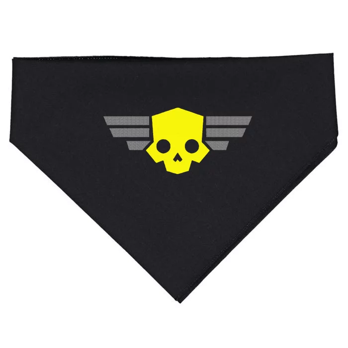 Hell Of Divers Helldiving Skull Gaming Dive Lovers USA-Made Doggie Bandana