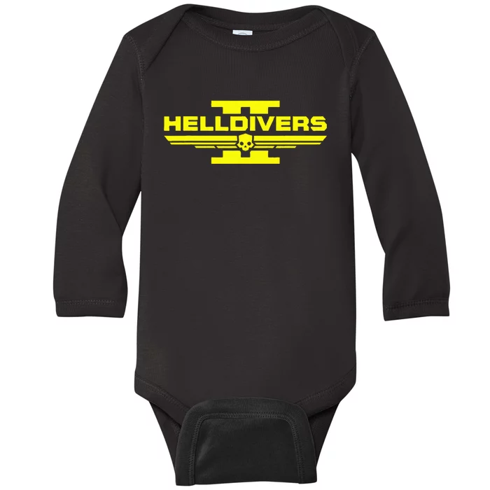 Hell Of Divers Helldiving Baby Long Sleeve Bodysuit