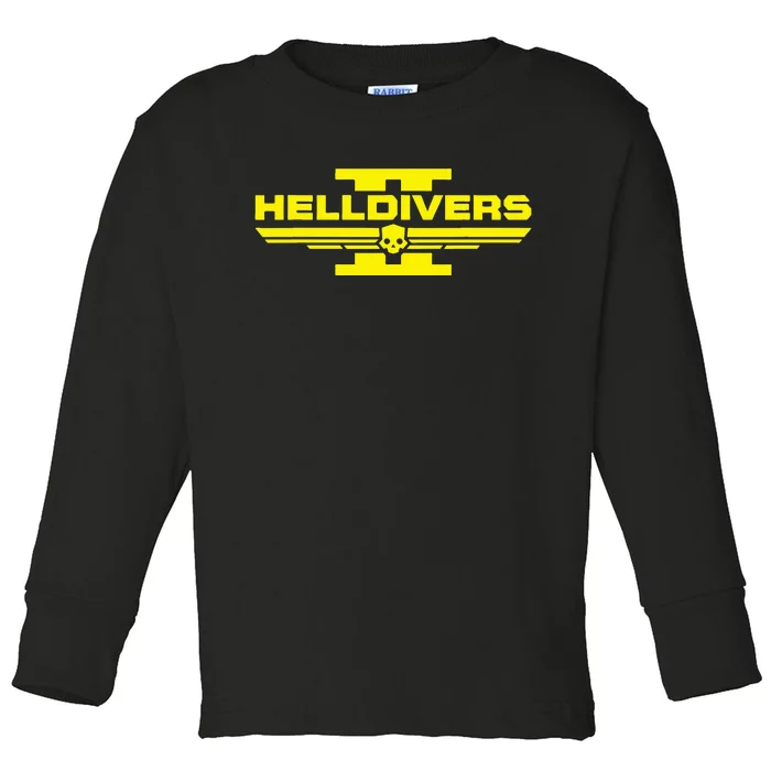 Hell Of Divers Helldiving Toddler Long Sleeve Shirt