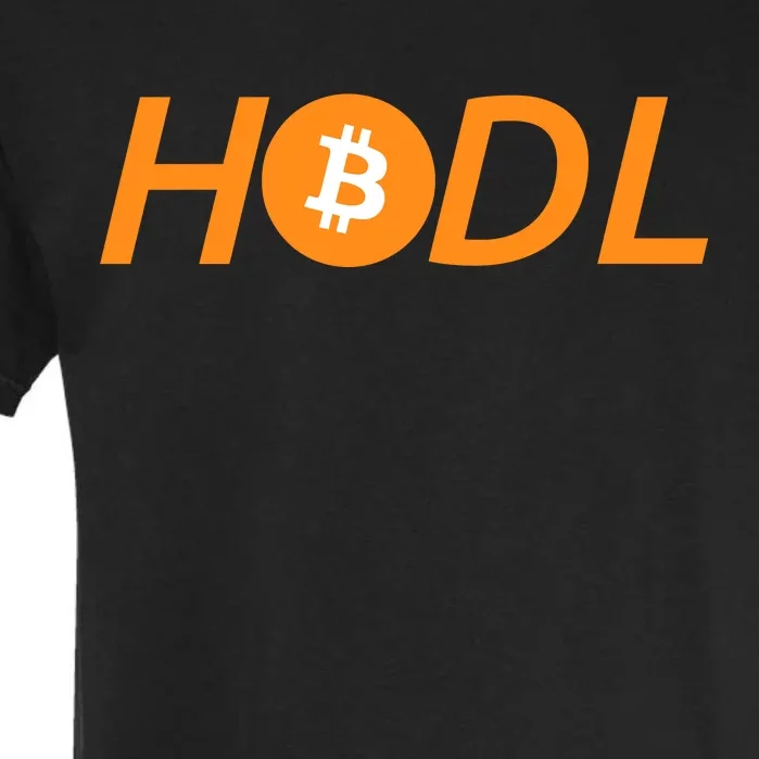 HODL Bitcoin Logo Garment-Dyed Heavyweight T-Shirt