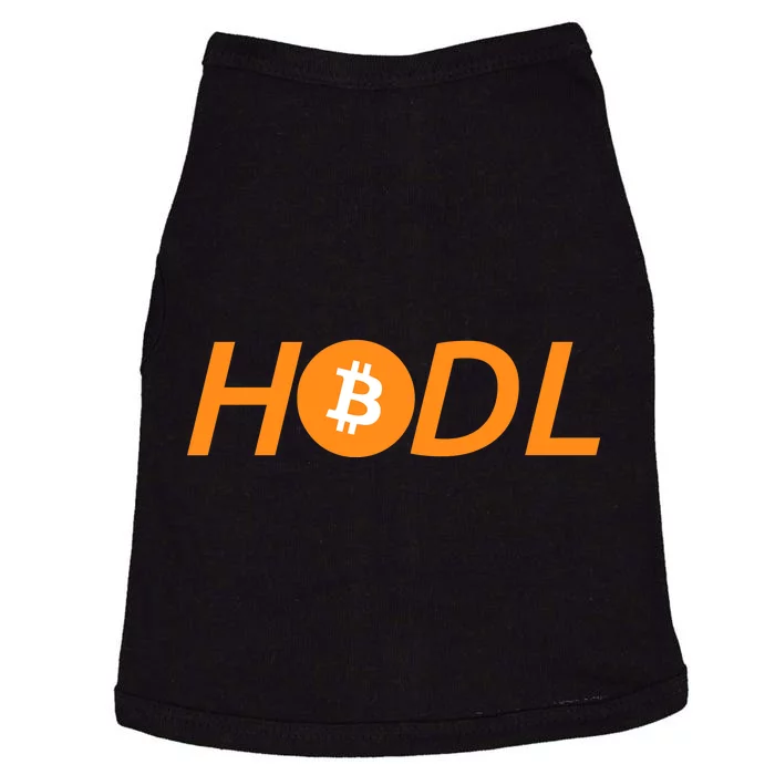 HODL Bitcoin Logo Doggie Tank