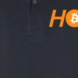 HODL Bitcoin Logo Softstyle Adult Sport Polo