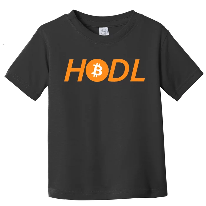 HODL Bitcoin Logo Toddler T-Shirt