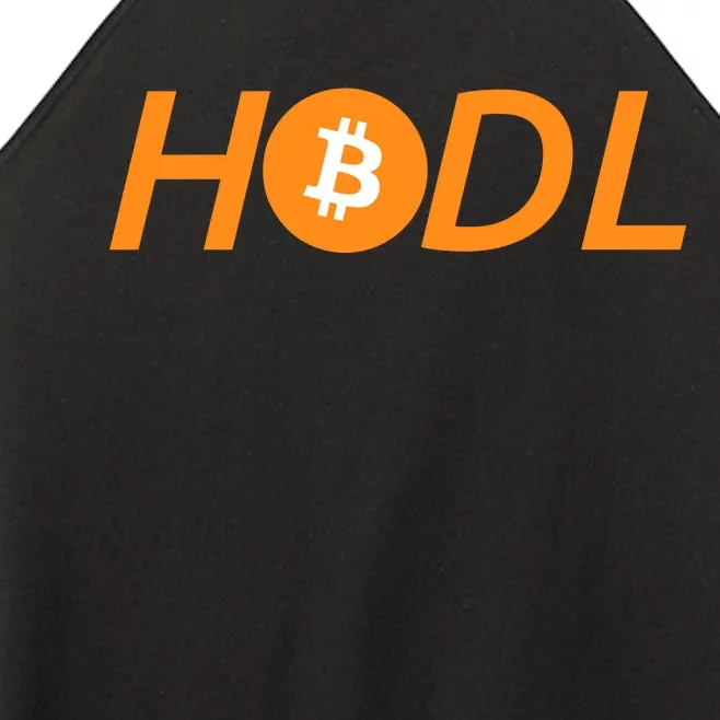 HODL Bitcoin Logo Women’s Perfect Tri Rocker Tank