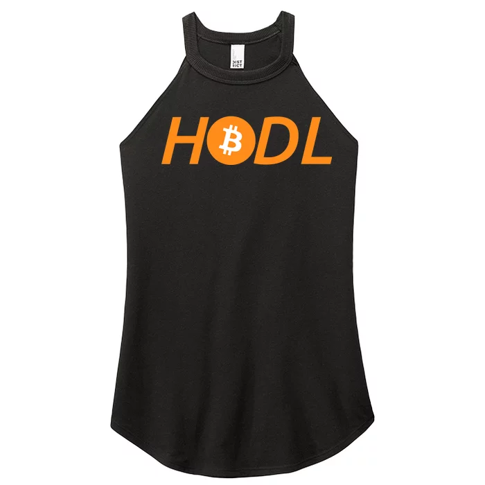 HODL Bitcoin Logo Women’s Perfect Tri Rocker Tank