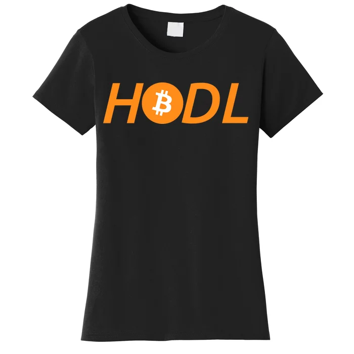 HODL Bitcoin Logo Women's T-Shirt