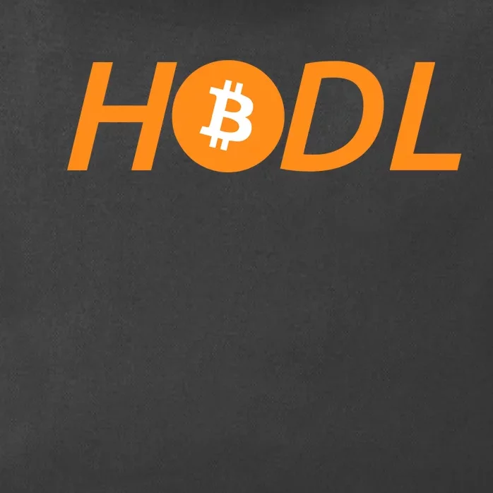 HODL Bitcoin Logo Zip Tote Bag