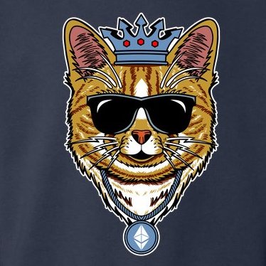 Hodl Ethereum ETH Cat King Crypto Currency Moon Toddler Hoodie
