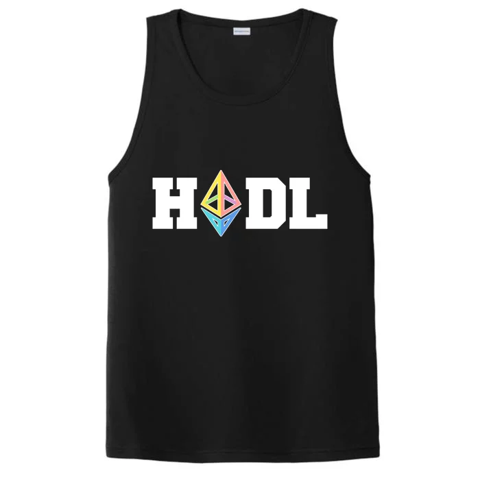 Hodl Ethereum ETH Crypto Currency To the Moon Performance Tank