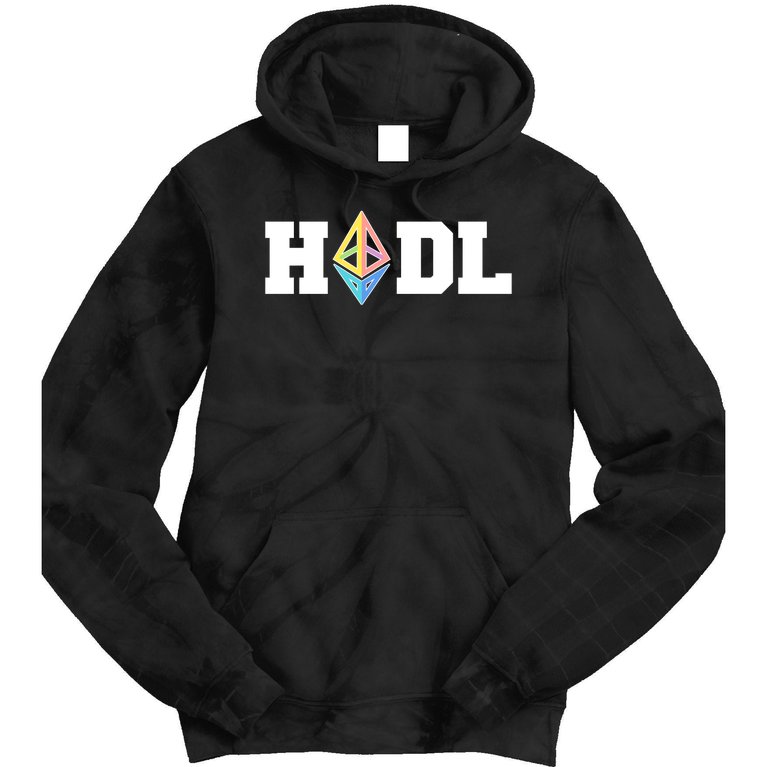 Hodl Ethereum ETH Crypto Currency To the Moon Tie Dye Hoodie