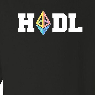 Hodl Ethereum ETH Crypto Currency To the Moon Toddler Long Sleeve Shirt