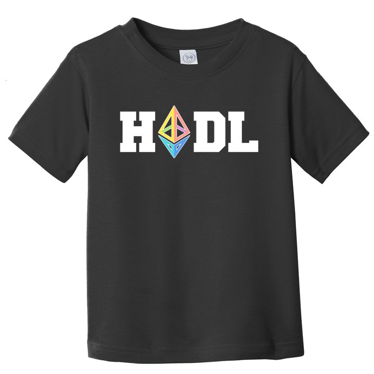 Hodl Ethereum ETH Crypto Currency To the Moon Toddler T-Shirt